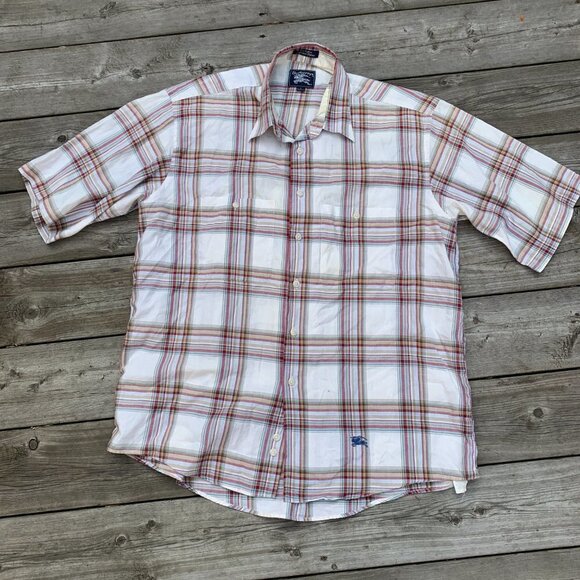 Vintage Burberrys Prorsum Striped Button Up Shirt Large - Picture 2 of 6
